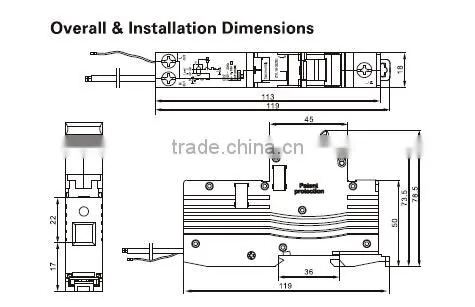 High quality ZYL16-32 Residual Current Circuit Breaker with Overcurrent Protection