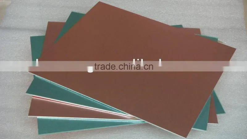 High temperature aluminum base copper coated sheet