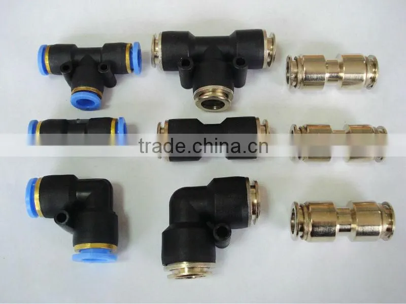 TEE UNION,push to connect nylon tube fittings