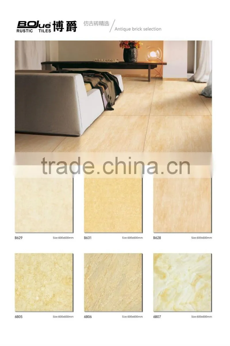 600x1200 full polished low price glazed porcelain floor tile 24x24 for bathroom