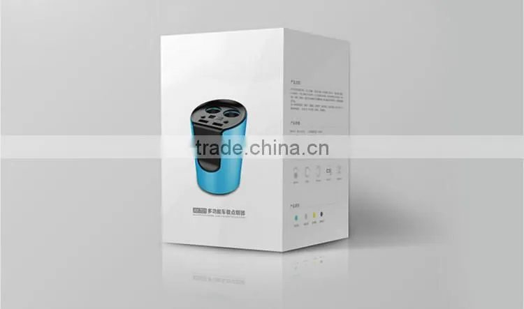 PowerUP Universal USB Car Charger and DC Splitter Adapter With Dual USB Rapid Charging Ports