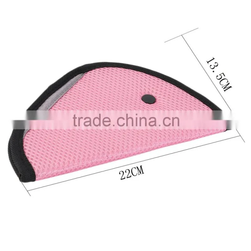 Triangle Baby Car Safety Seat Belts Adjuster Clip Accessories Child Protector RED color pink color send