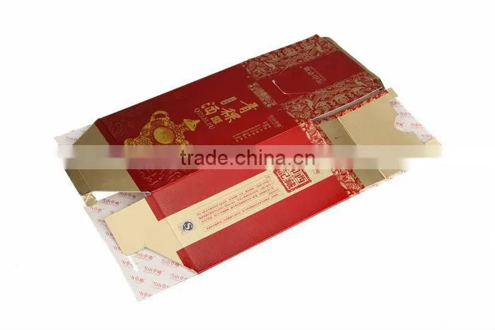 Professional OEM Wholesale Folding Kraft Paper Box For Wine
