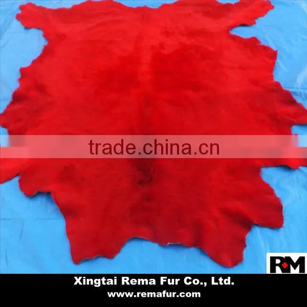 Dyed Beautiful Color 100% Genuine Cow Hides Carpets