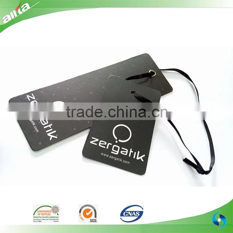 Allta Group direct factory cheap customize wholesale printed paper hang tag clothing price tag