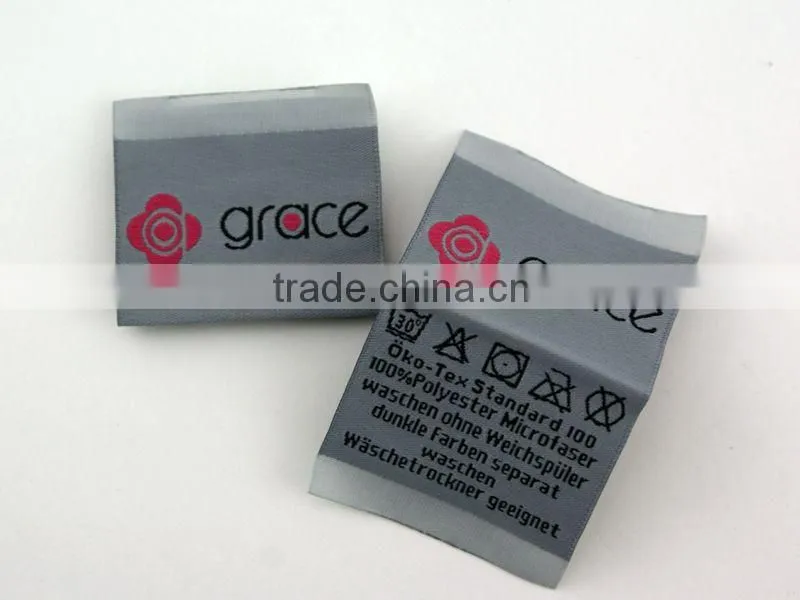 Gold Supplier, China Printed Clothing Care Label For Garment Maker