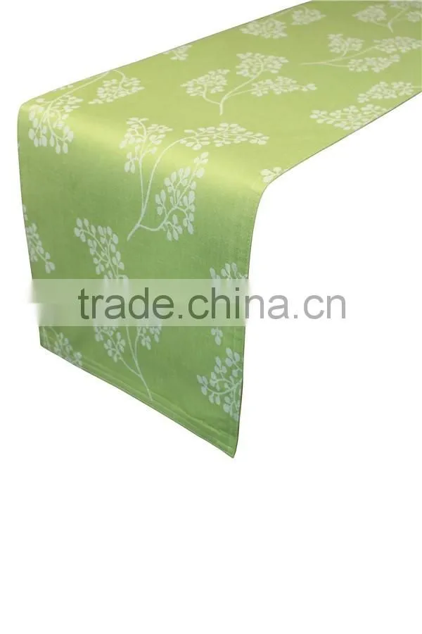 100% Polyester Dinning Custom Printed Decorative Table Runner