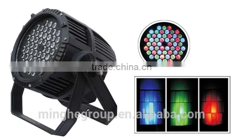 162W High Power Outdoor LED Par Light Strobe 54 3W