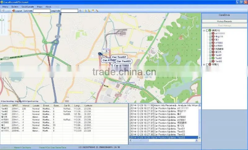 CareDrive GPS SMS GPRS tracker vehicle tracking system MRVL