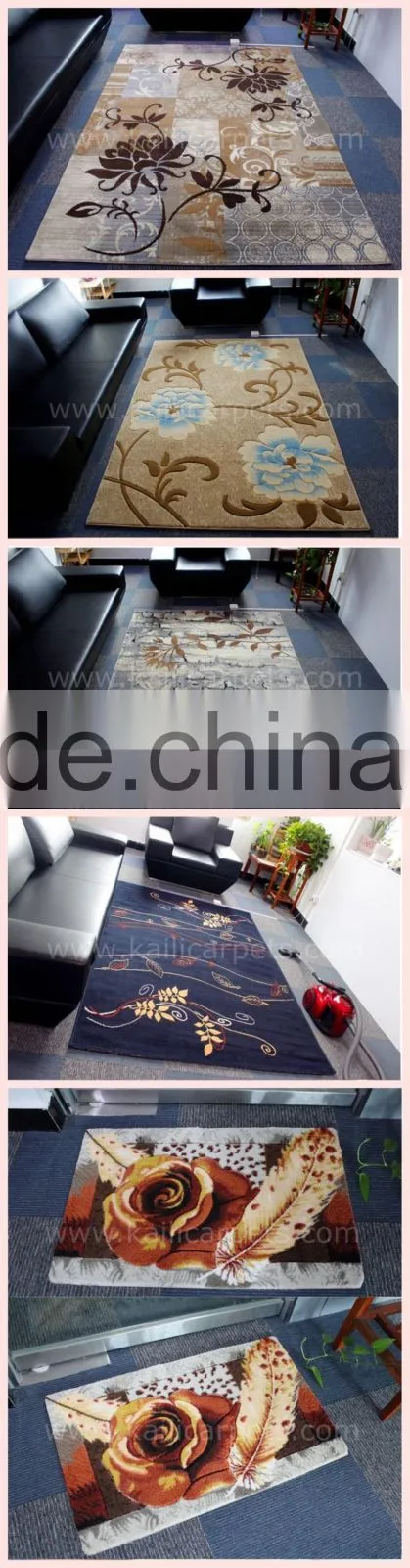 100% Acrylic bar,KTV etc carved hand tufted carpet
