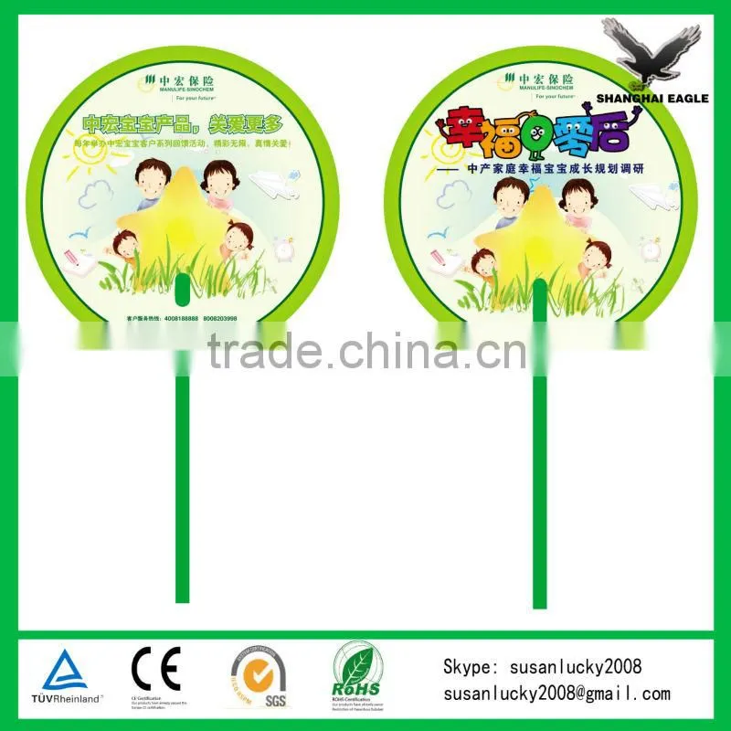 Plastic PP hand fans (directly from factory)