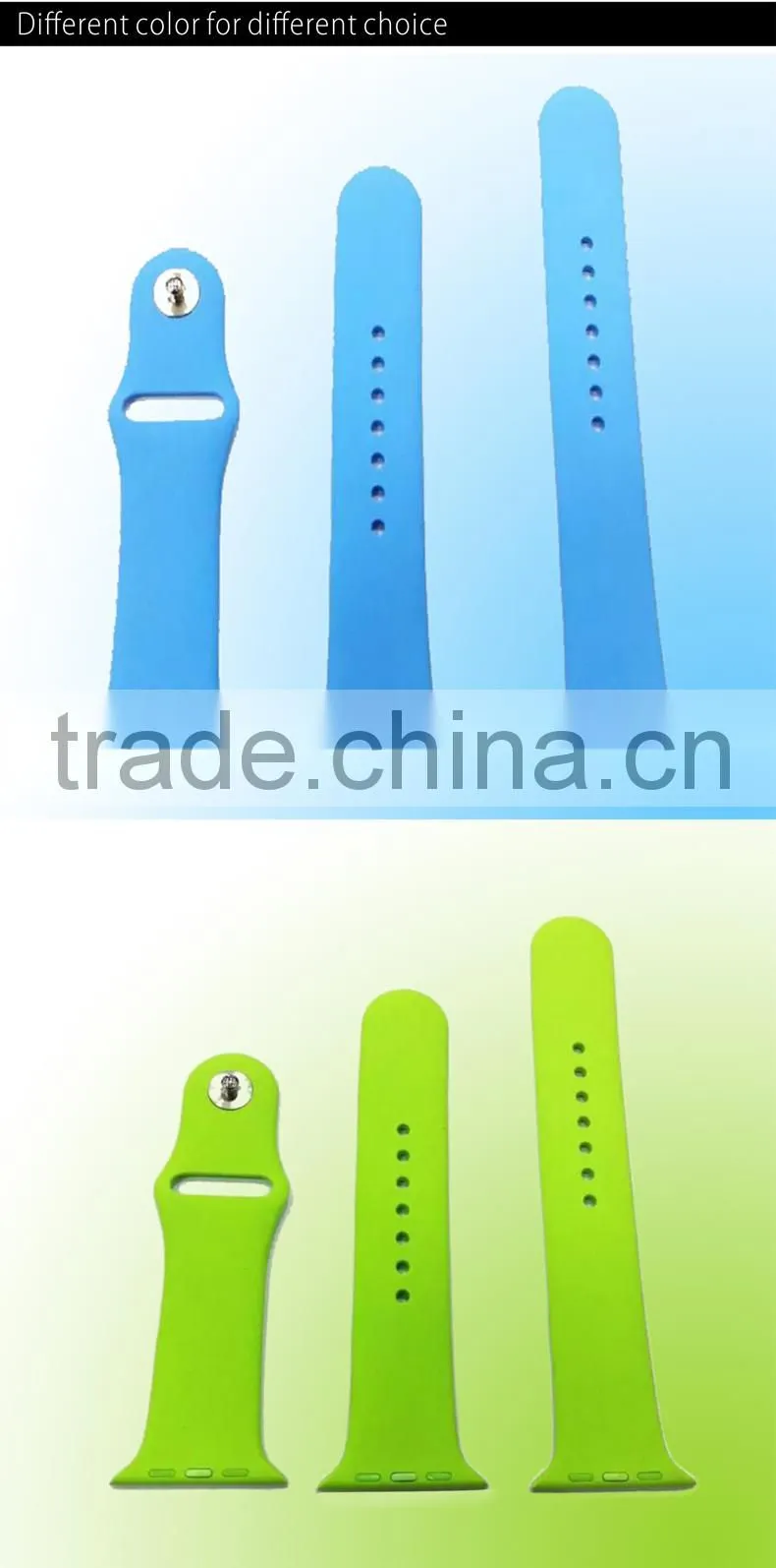 SHENGO Wholesale Cheap Silicone Watch Band for Apple Watch