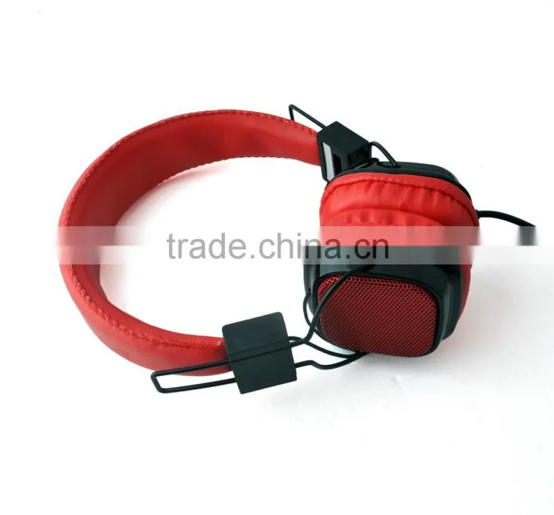 Colorful OEM portable headphone with microphone for gaming headset