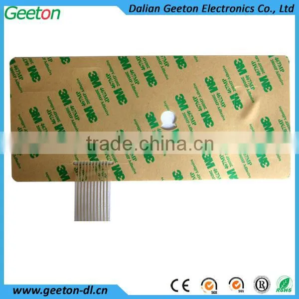Metal Dome Membrane Switch Panel With LED Light