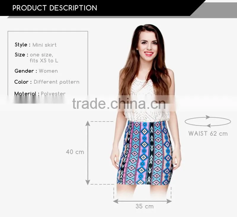 Women fashion alien color sex girls tight slim mini skirt high quality 3d digital full print custom hot sale tube stretchy skirt