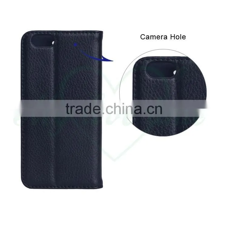 Book Style PU Leather 2 Card Slots Cell Phone Case for iPhone 6S