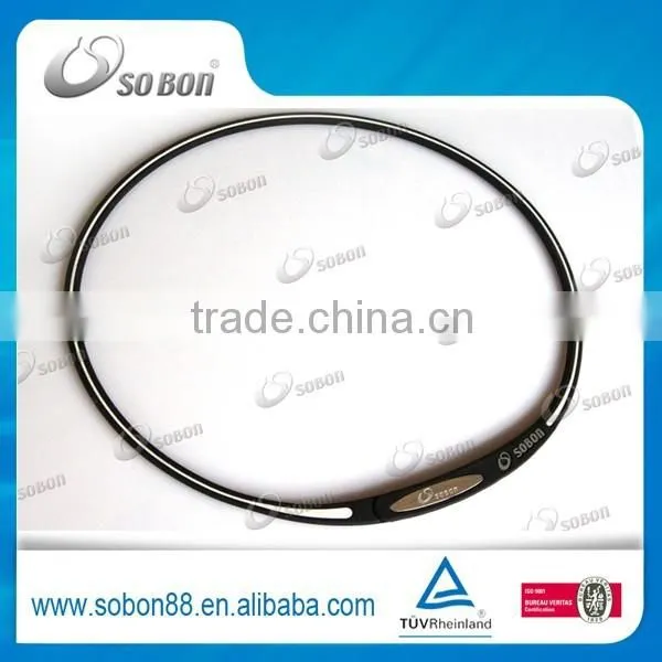 latest design silicone necklace sports fashion jewelry necklace