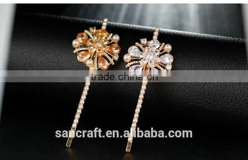 Two colors fine decorative fine hair claws