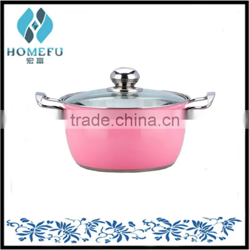 10pcs stainless steel color kitchen accessories cooking pot sets as seen on tv