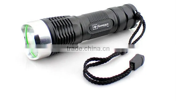 GOREAD Y5 High bright rechargeable XML T6 10W tactical flashlight