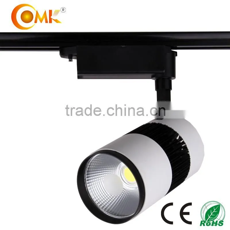 Die-casting aluminum led cob track lighting