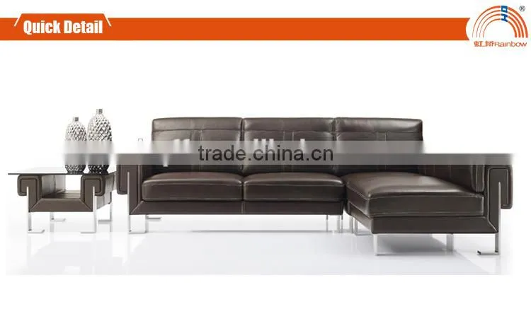 S-13 leather sofa corner sofa office furniture