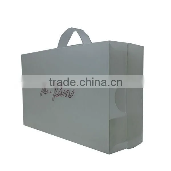 new cheap clear custom printed shoe box