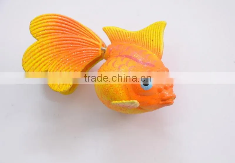 4 inch Handmade Goldfish Shaped Tourist Souvenir Fridge Magnet