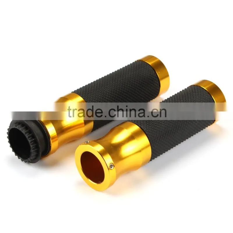 Soto Racing - 22mm Universal Motorcycle CNC Handle bar / Handlebar Grips leather and aluminum Material