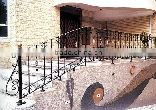 Top-selling hand forged modern metal outdoor stairs