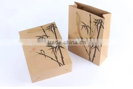 wholesale custom kraft paper bag for gifts,recycle kraft paper packaging bag