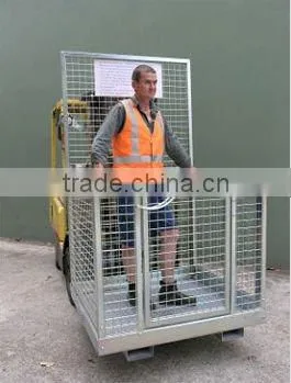 forklift safety cage