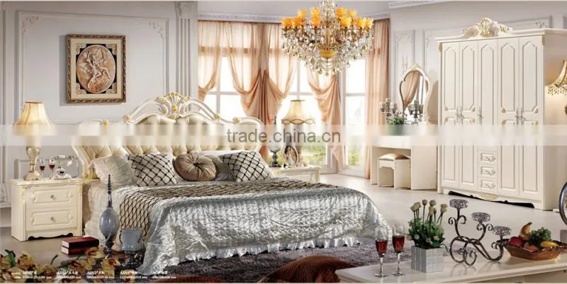 Bedroom set furniture sleeping bed foshan furniture market