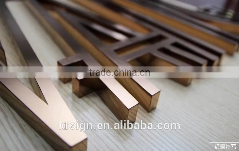 custom 3d letter outdoor sign for display at manufacture price