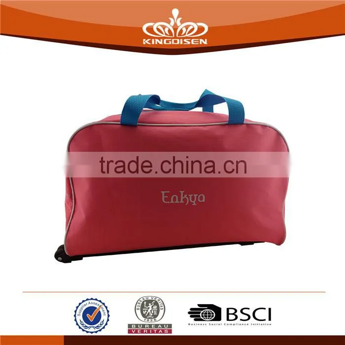 fashion pink travel bag for traveling