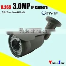 Weatherproof vandalproof dome type 1080p full hd ip camera cctv system