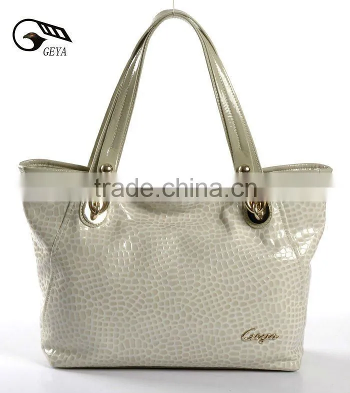 2012 Lovely Stone-Grain PU Handbag For Ladies!