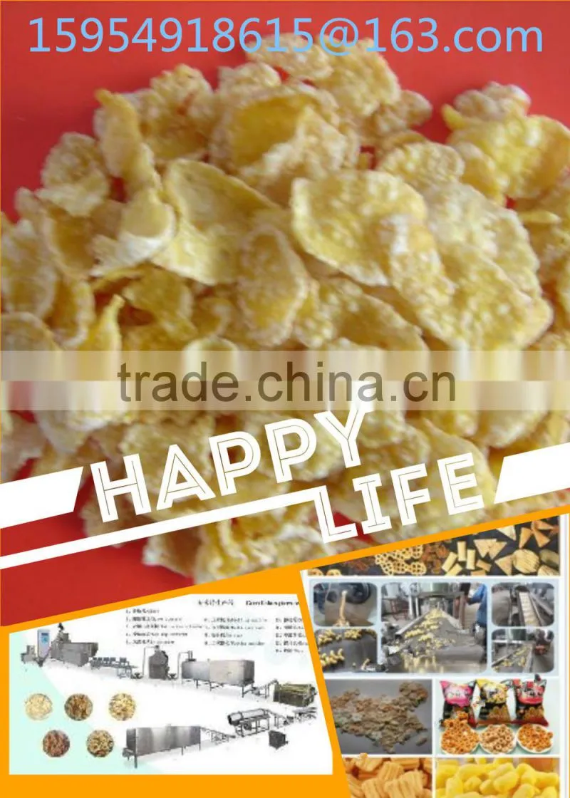 Hot Sale Nutritional corn Flakes SnackFood production line