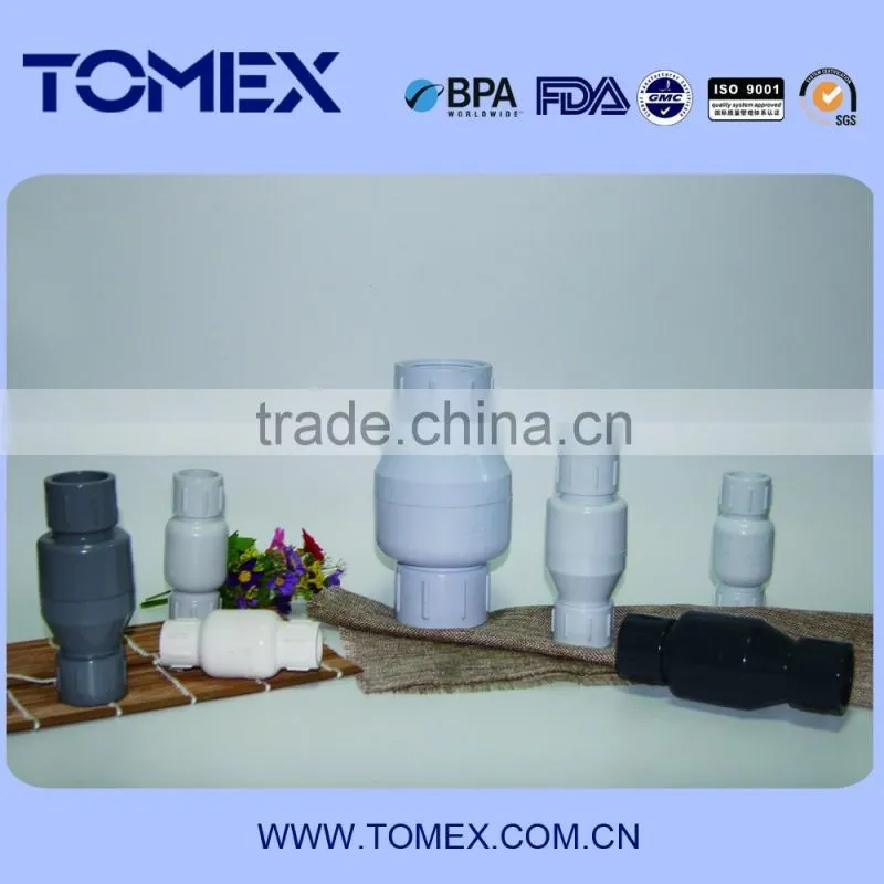 China wholesale water line check valve in pvc material