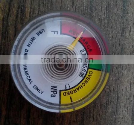 FIRE EXTINGUISHER SPRING TYPE PRESSURE GUAGE