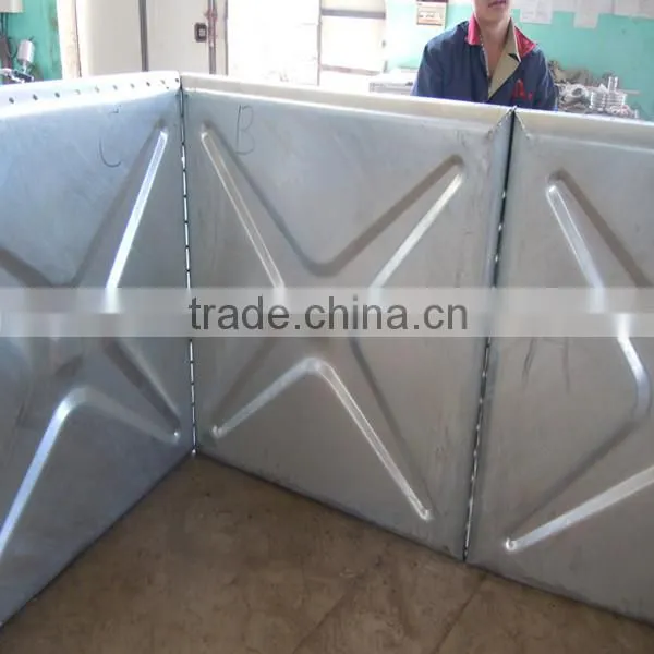 Hot-dipped Galvanized Pressed Steel Water Tank
