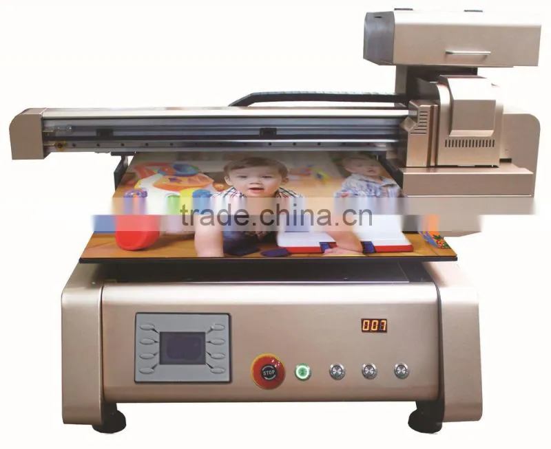 High speed A1 uv flatbed printer, phone case printing machine with embossing effect on promotion
