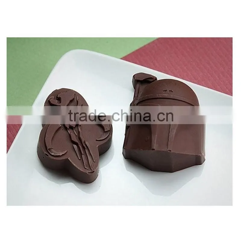 NEW DIY Boba Fett Silicone Ice Cube Mold Chocolate Soap Baking Tray