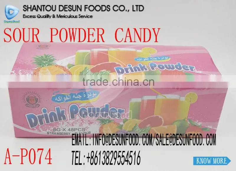 Halal Drink fruit juice powder candy
