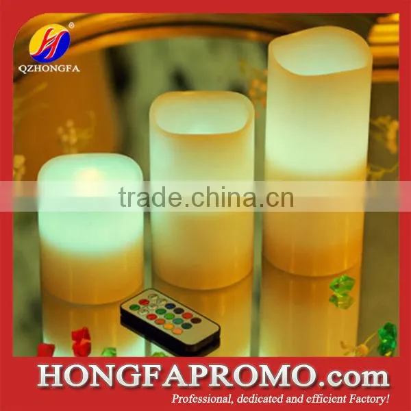 Artificial Wick Remote Control Led Timer Candle