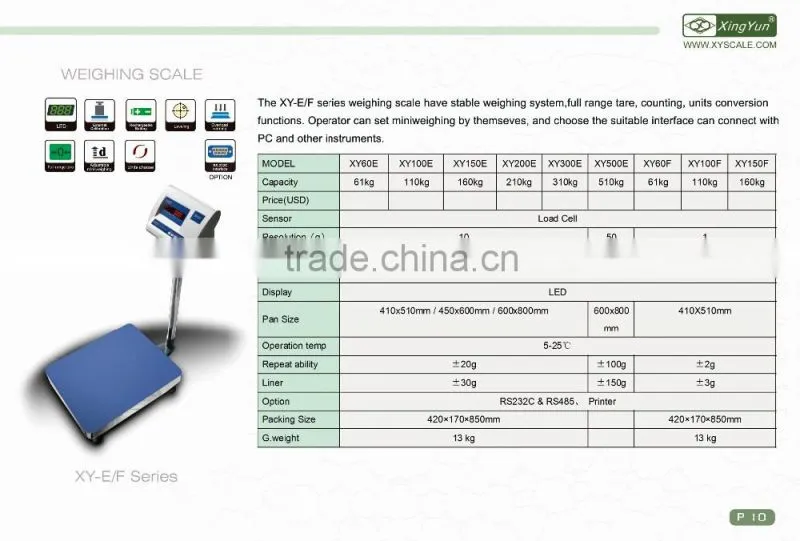 330kg load cell electronics weighing scale