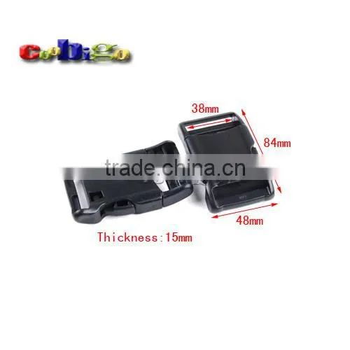 Plastic Extension Arched Buckle For Backpack Straps Luggage Camping Bags #FLC327-32/38