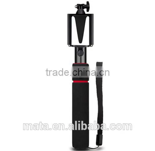 Mini Handheld Monopod Selfie Stick With Bluetooth Shutter Button