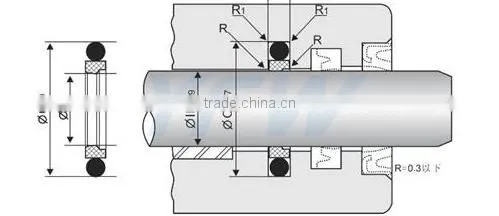 HBTS garlock seals dust seal