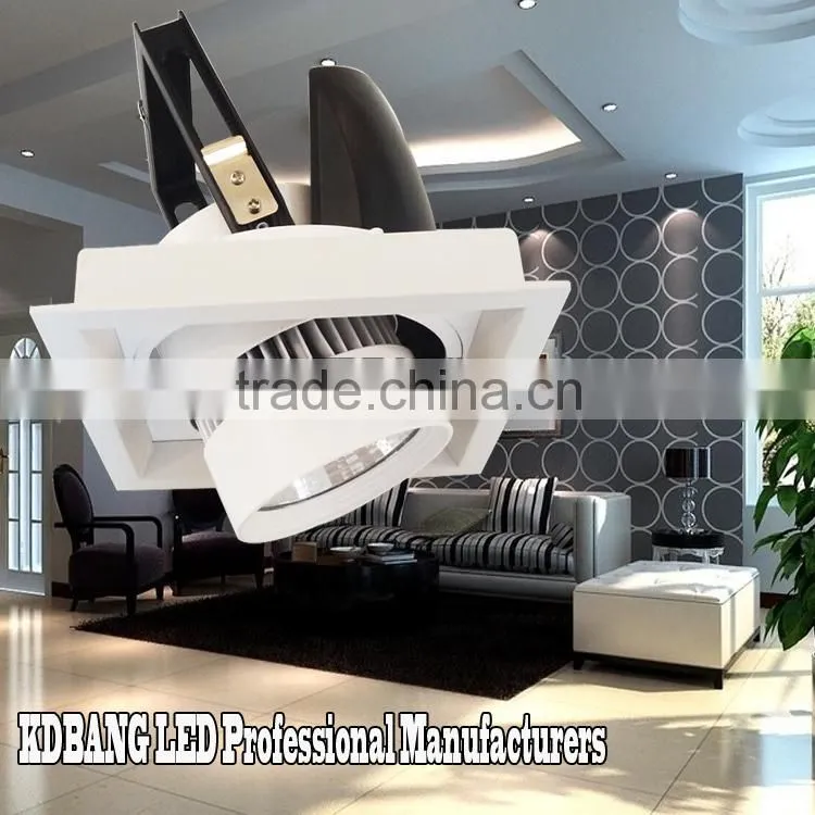 White colour housing epistar high lumen 40w cob led track light